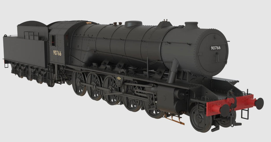C1002 Clark Railworks WD 2-10-0 Steam Loco 90766 BR Black