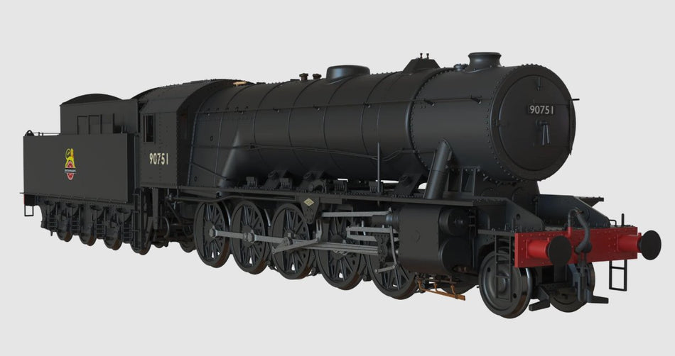 C1003 Clark Railworks WD 2-10-0 Steam Loco 90751 BR Black