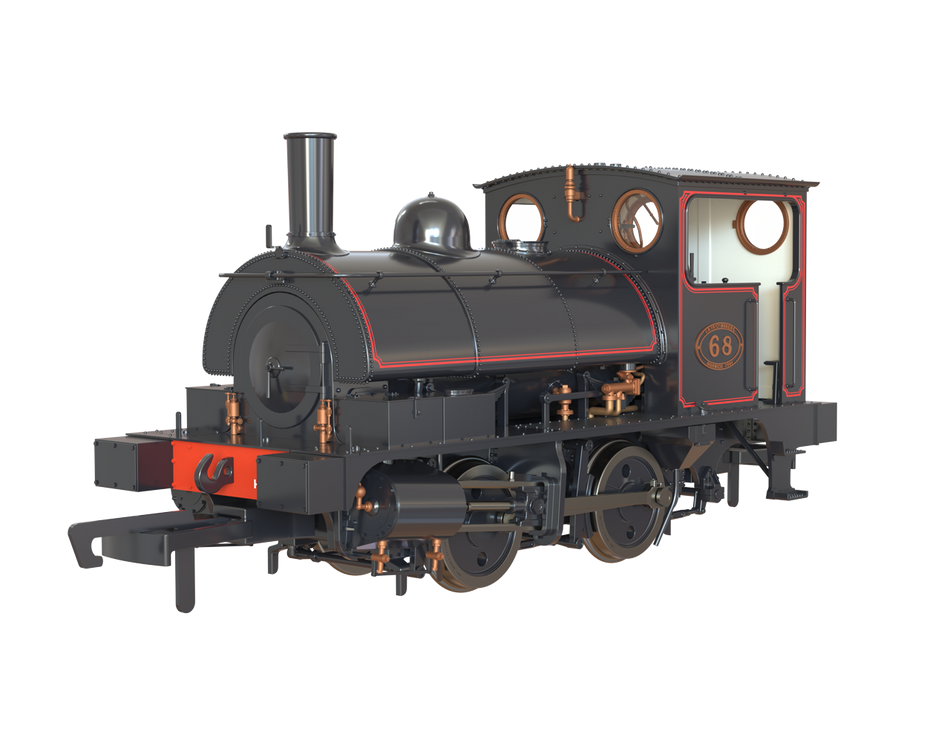 C1029S Clark Railworks L&Y Class 21 Pug No.68 L&Y Lined Black