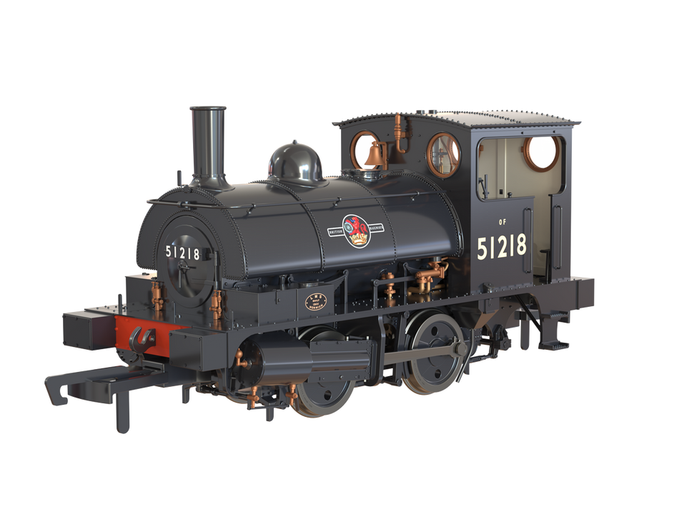 C1030 Clark Railworks L&Y Class 21 Pug No.51218 BR Black Late