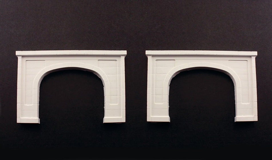 C1156 Woodland Scenics Tunnel Portals Double Track Concrete