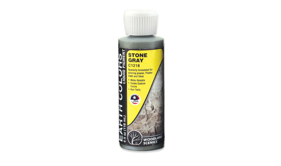 C1218 Woodland Scenics Stone Grey 4 oz