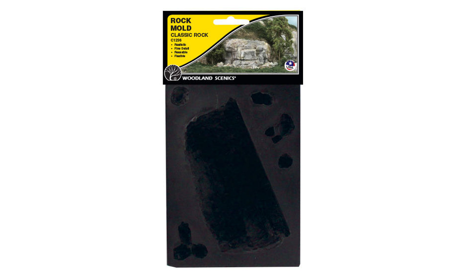 C1236 Woodland Scenics Classic Rock 5in.x 7in. Rock Moulds