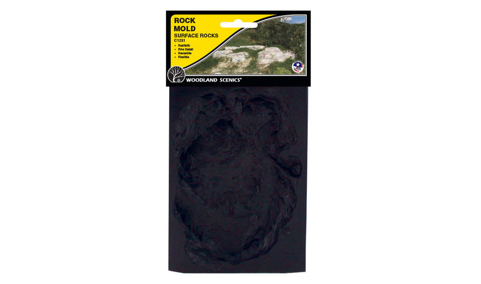 C1237 Woodland Scenics Wind Rock 5in.x 7in. Rock Moulds