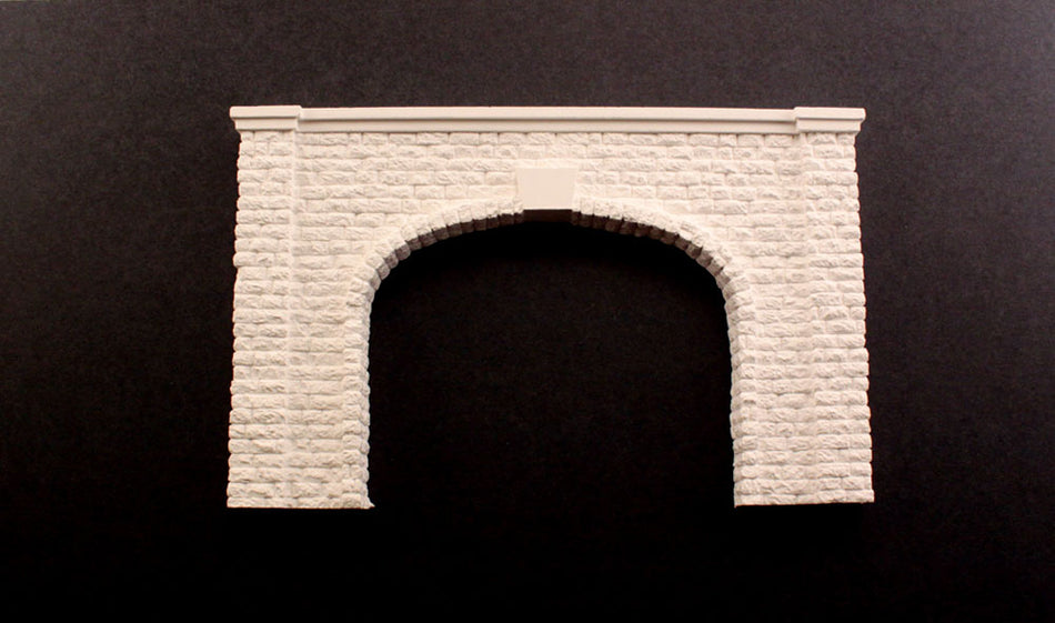 C1257 Woodland Scenics Double Tunnel Mouth Cut Stone