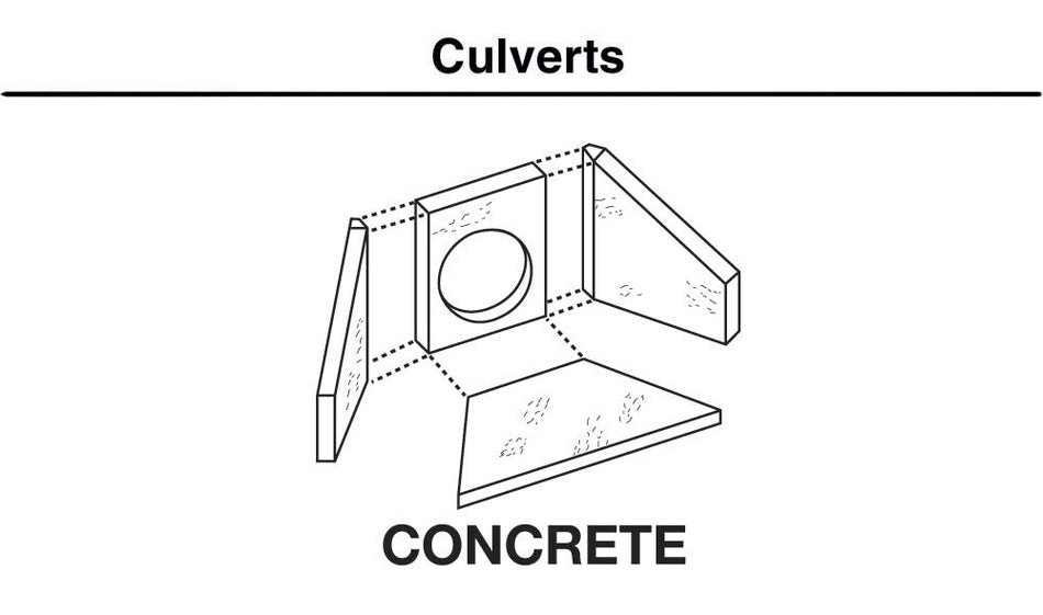 C1262 Woodland Scenics Culvert Concrete