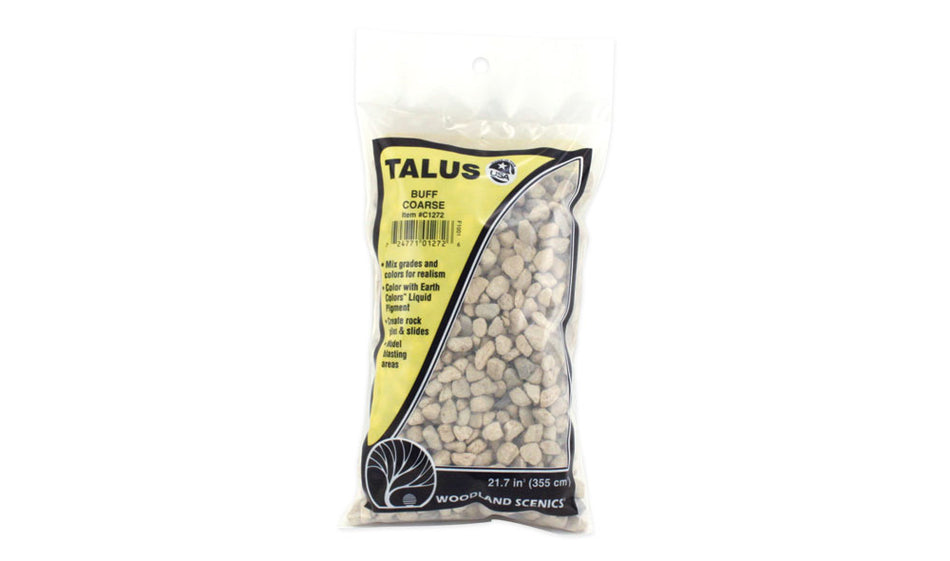 C1272 Woodland Scenics Talus Coarse Buff
