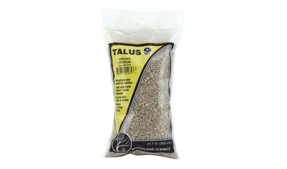 C1275 Woodland Scenics Talus Medium Brown
