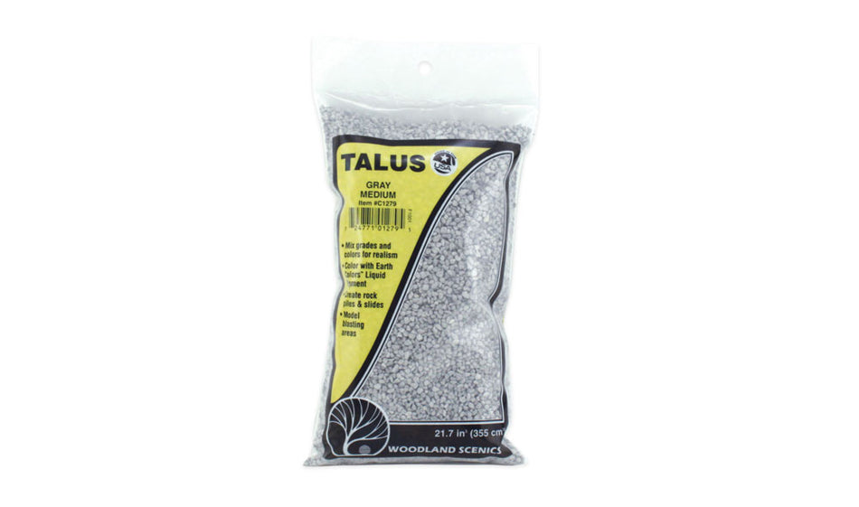 C1279 Woodland Scenics Talus Medium Grey