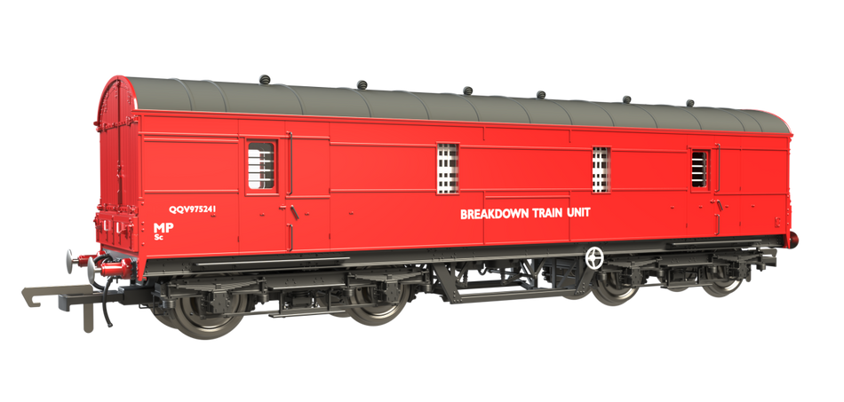 C2024 Clark Railworks LMS 42ft GUV number QQV975241 - BR Gulf Re