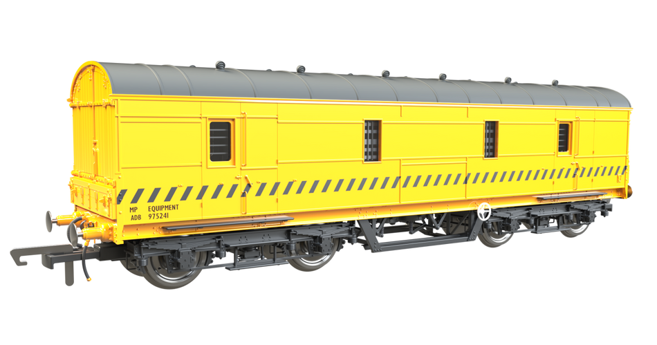 C2025 Clark Railworks LMS 42ft GUV number ADB975241 - BTU Yellow