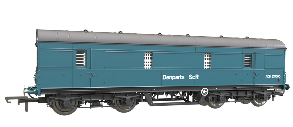 C2026 Clark Railworks LMS 42ft GUV number ADB975560 - Denparts S