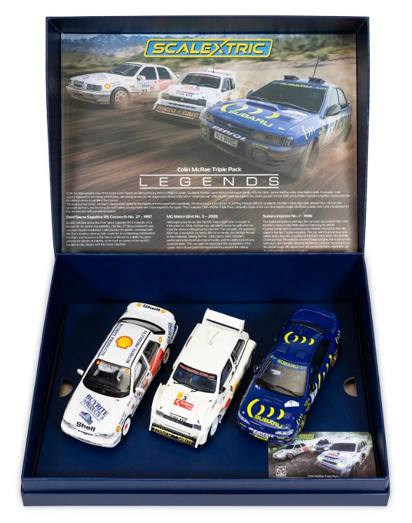 C4612A Scalextric Colin McRae Triple Pack