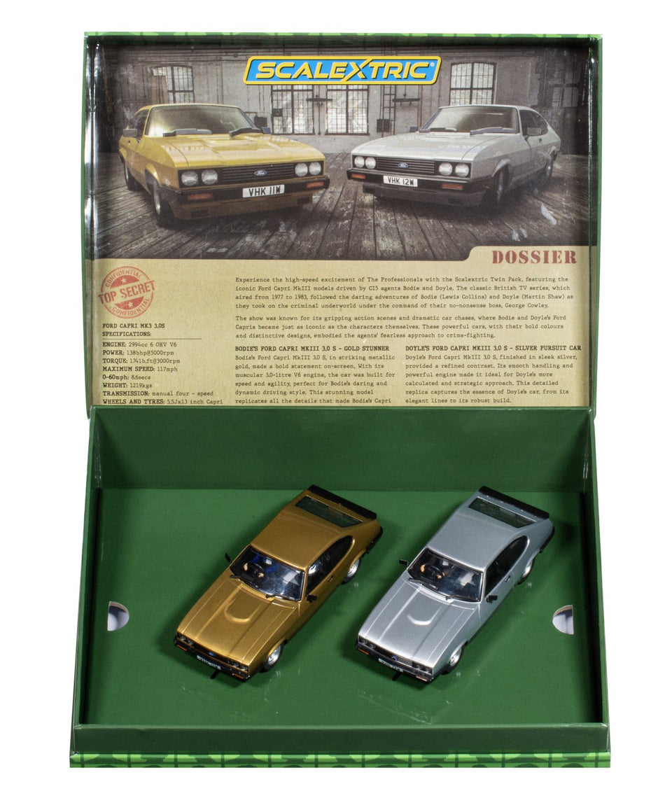 C4642 Scalextric The Professionals Capri Twin Pack