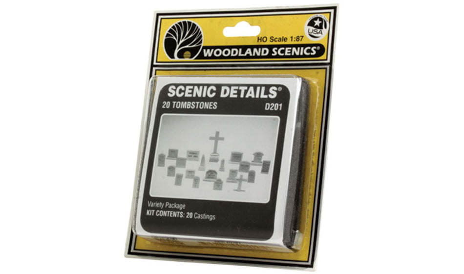 D201 Woodland Scenics Tombstones