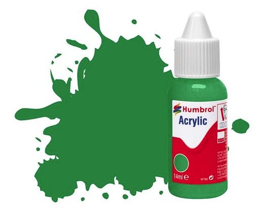 DB0002 Humbrol No 2 Emerald Green - Gloss - 14ml Acrylic Dropper