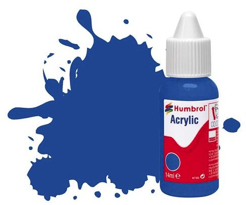 DB0014 Humbrol 14mls Acrylic No 14 French Blue - Gloss