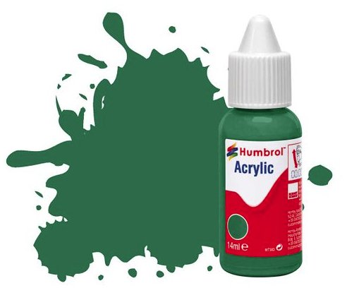 DB0030 Humbrol 14mls Acrylic No 30 Dark Green - Matt