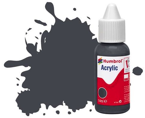DB0032 Humbrol 14mls Acrylic No 32 Dark Grey - Matt
