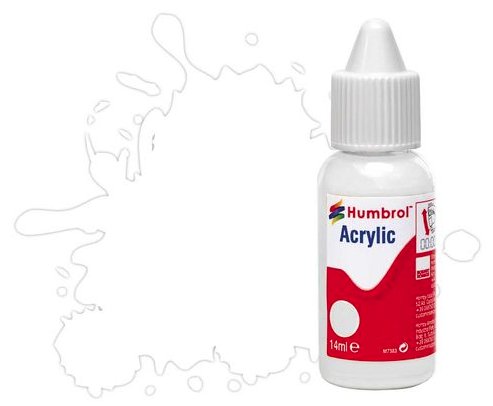 DB0034 Humbrol 14mls Acrylic No 34 White - Matt