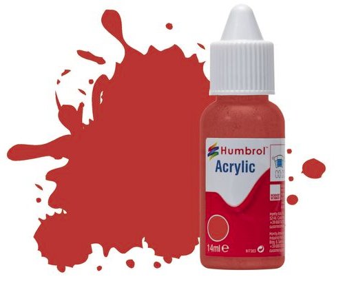 DB0100 Humbrol 14mls Acrylic No 100 Red Brown  Matt