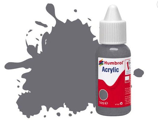 DB0123 Humbrol 14mls Acrylic No 123 Extra Dark Sea Grey - Satin
