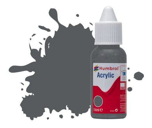 DB0125 Humbrol 14mls Acrylic No 125 US Dark Grey Matt