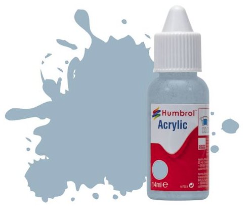 DB0128 Humbrol 14mls Acrylic No 128 US Compass Grey Matt