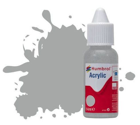 DB0129 Humbrol 14mls Acrylic No 129 US Gull Grey Satin