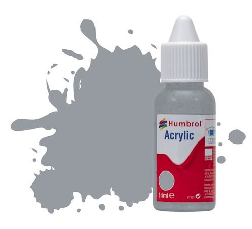 DB0140 Humbrol 14mls Acrylic No 140 Gull Grey  Matt