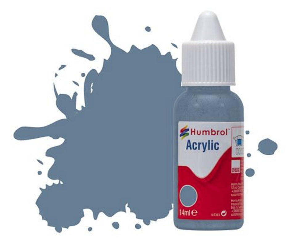 DB0157 Humbrol 14mls Acrylic No 157 Azure Blue Matt