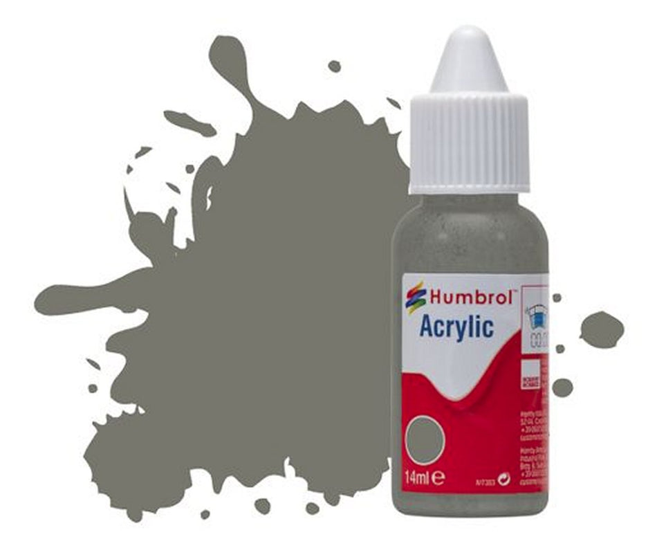 DB0224 Humbrol 14mls Acrylic No 224 Dark Slate Grey Matt