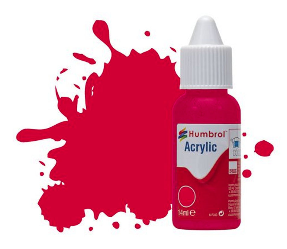 DB0238 Humbrol 14mls Acrylic No 238 Red Arrow Gloss