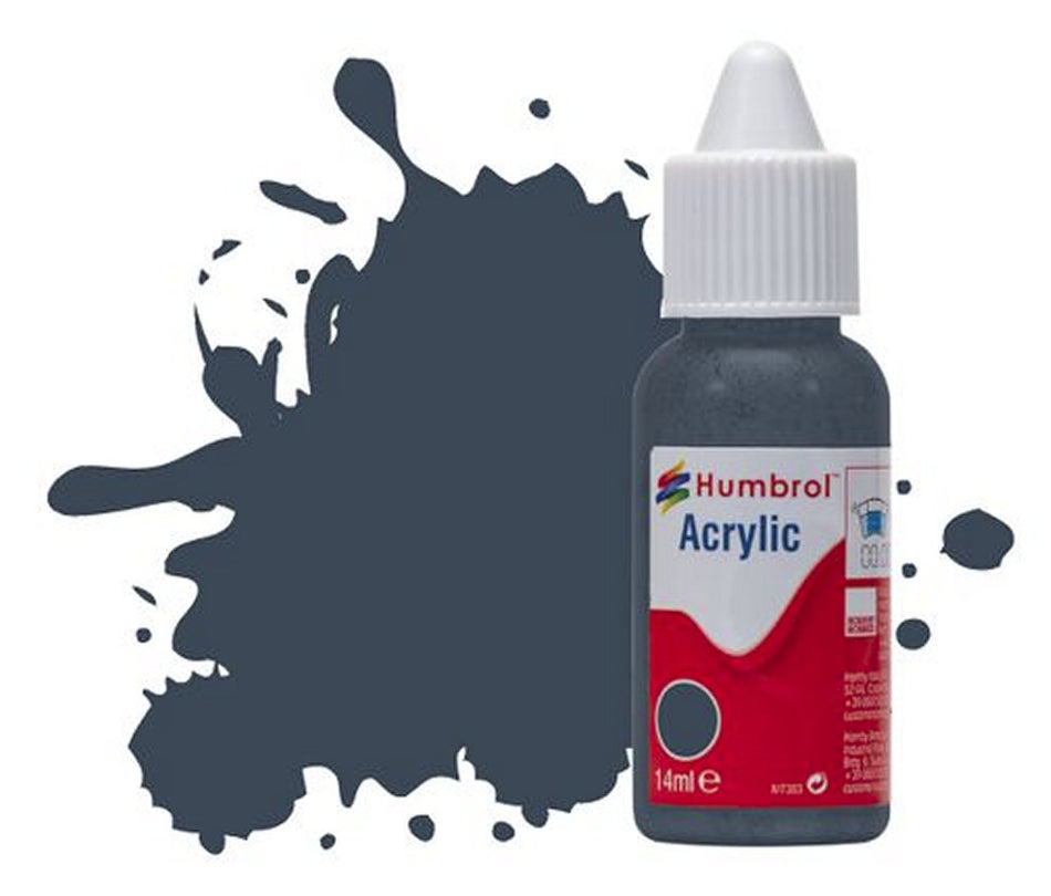 DB0245 Humbrol 14mls Acrylic No 245 RLM 74 Graugrun Matt