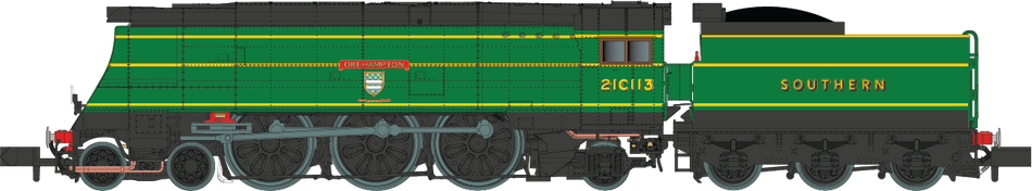 2S-034-004D Dapol West Country Steam Locomotive 21C113
