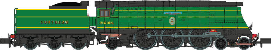 2S-034-001D Dapol Battle of Britain Steam Locomotive 21C164