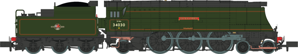 2S-034-005D Dapol West Country Steam Locomotive number 34030