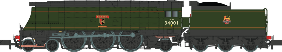 2S-034-005 Dapol West Country Steam Locomotive number 34030