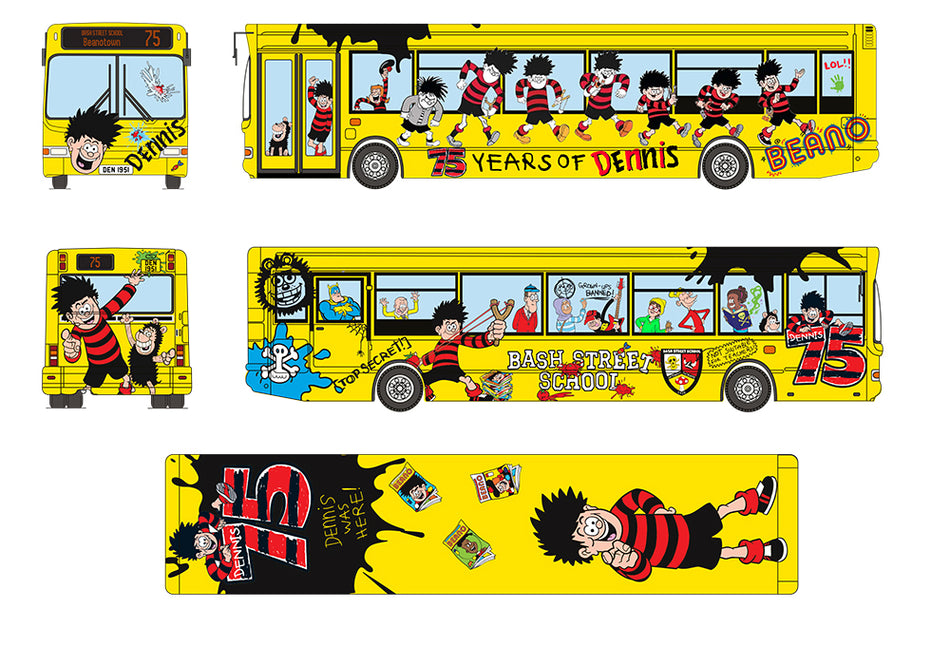 E36720 EFE Road Dennis Dart SLF/Pointer 2 Dennis the Menace 75th