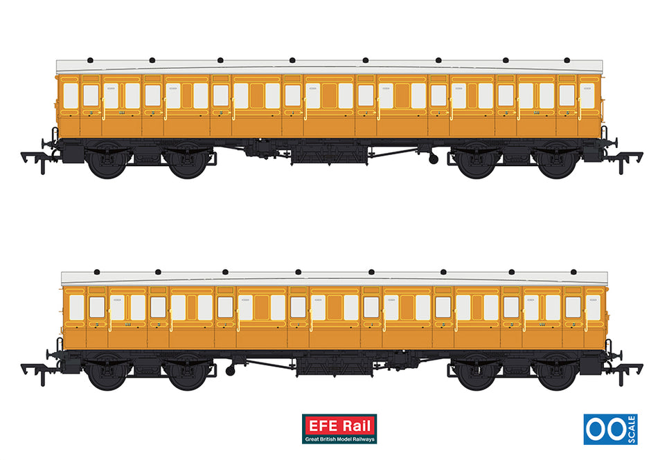 E86033 EFE Rail 54ft non-Corridor Composite Lined Teak