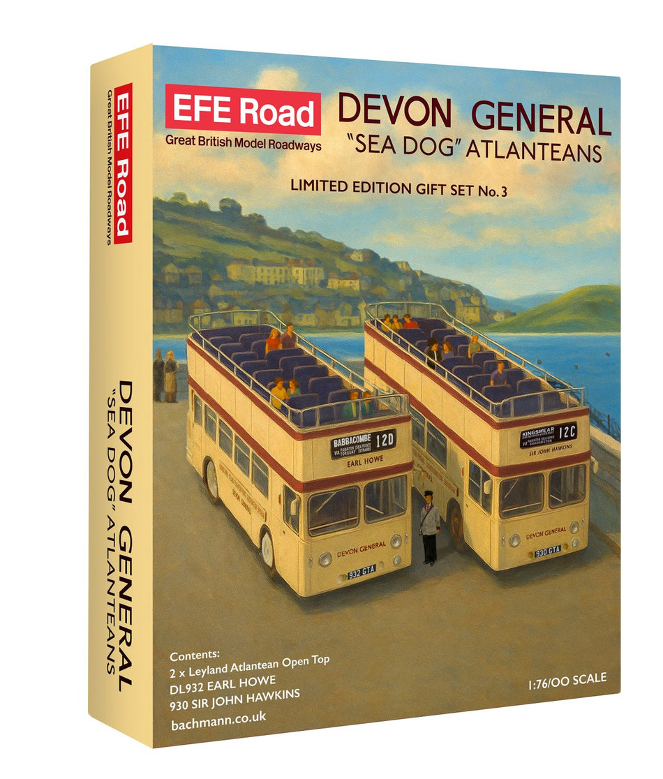 E99945 EFE Road Leyland Atlantean Open Top Devon General Set