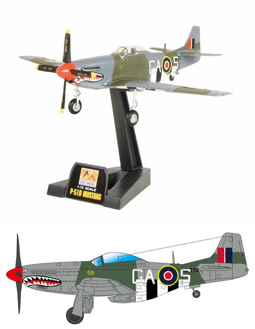 PKEA33306 Easy Model P-51D Mustang KH774 R.A.F. D-Day