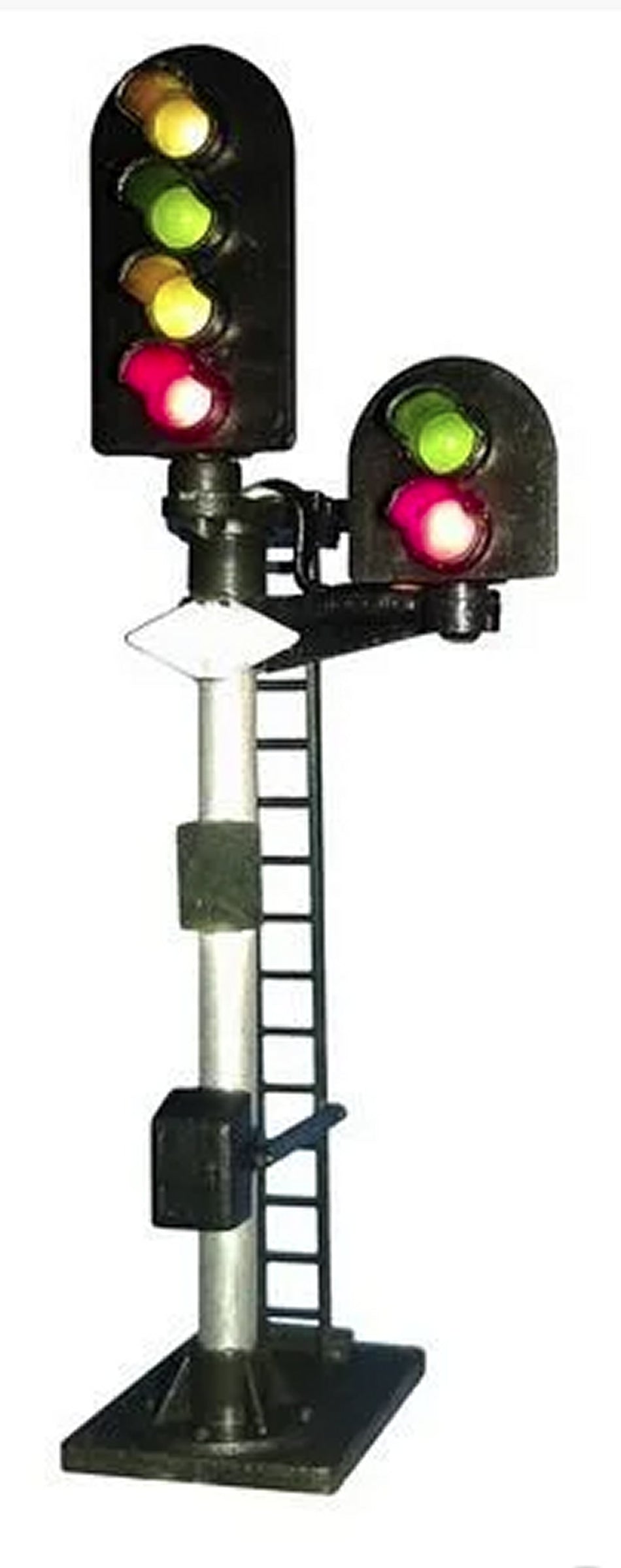 ES17 Eckon 4-2 Aspect Junction Colour Light Signal kit round hd