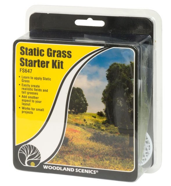 FS647 Woodland Scenics Static Grass Starter Kit