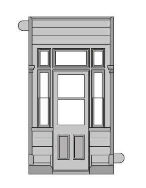 GJ03 Ratio LNWR Grand Junction Station Building Components