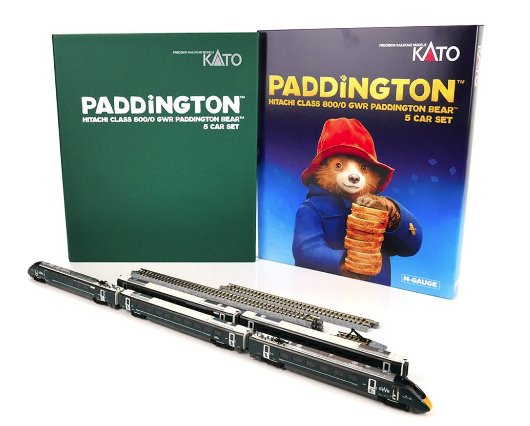 GM2000106 Kato GWR Class 800/0 Paddington Bear Premium Train Set