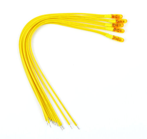 GM69 Gaugemaster Bulb - yellow 12V grain of wheat