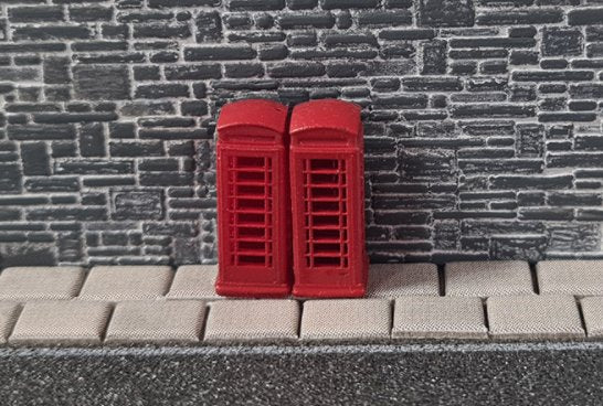 GMKD77 Kestrel Telephone Boxes Pre-Built - Pack of 2