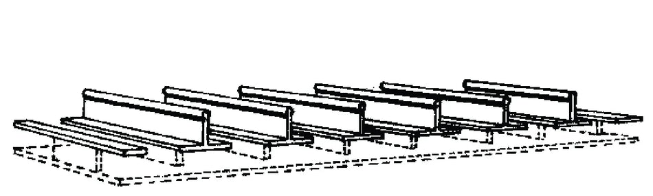 DM12 Dundas Narrow Gauge Coach Seats