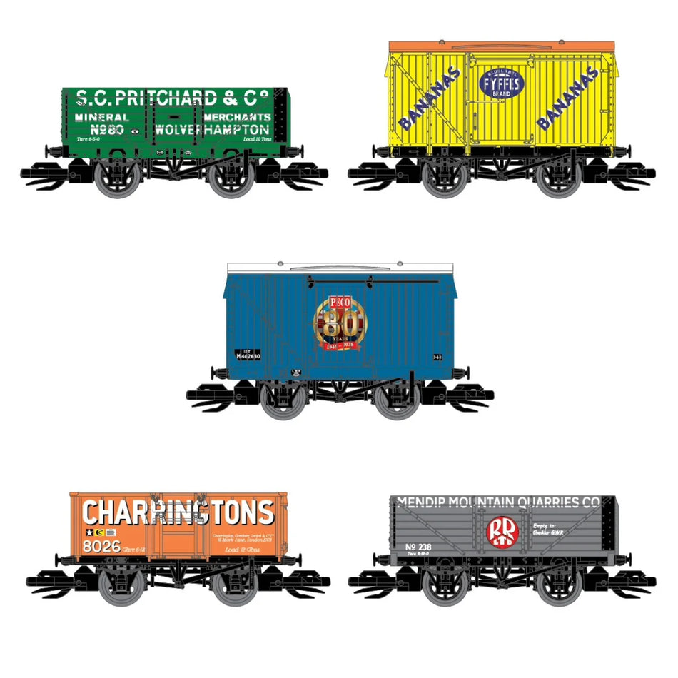 TTR58880 Peco 80th Anniversary Wagon Pack